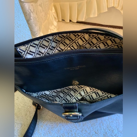 TIGNANELLO GENUINE LEATHER CROSSBODY BAG - Picture 7 of 11